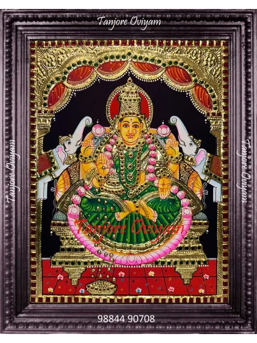 Gajalakshmi Golden Tanjore painting